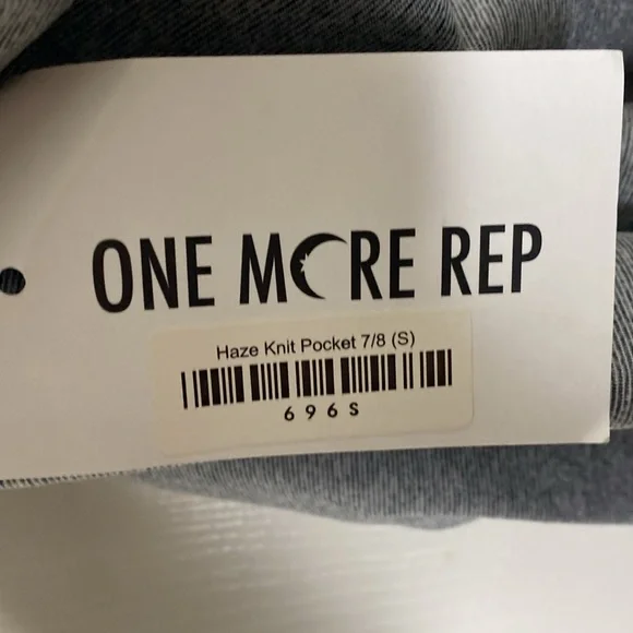 ZIYA active leggings grey haze knit pockets NWT - Picture 9 of 12